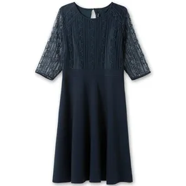 sheego Etuikleid Abendkleid Blau 56
