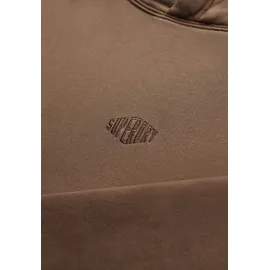 Superdry Kapuzensweatshirt Micro Logo Hood Braun XL