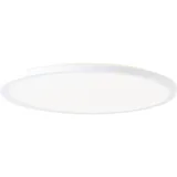 BRElight LED Aufbaupaneel mit Ø 42 cm - Wand- und Decken-Panel mit kaltweißem Licht & schwebener Optik - flächiges Licht - 24 W - 3400 lm - 4000 Kelvin - aus Kunststoff - in Weiß