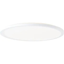 BRElight LED Aufbaupaneel mit Ø 42 cm - Wand- und Decken-Panel mit kaltweißem Licht & schwebener Optik - flächiges Licht - 24 W - 3400 lm - 4000 Kelvin - aus Kunststoff - in Weiß
