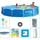 Frame Pool Rund - 366x76 Cm - 7-teilig  S102
