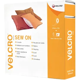 Velcro Brand Klettband zum Aufnähen - 20mm x 10 m Rolle - Schwarz