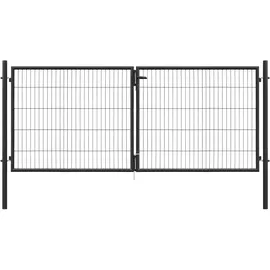 Floraworld Doppeltor 300 x 175 cm Anthrazit/Metall
