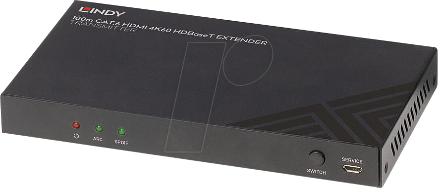 LINDY 38341 - HDBaseT Extender, Transmitter, HDMI, Audio, IR, RS-232, Cat.6, 1