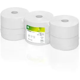 Satino Toilettenpapier Großrolle 2-lagig 6 Stück