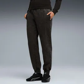 Puma Damen Elevated Comfort Wash Sweatpants FL Cl Strickhose, Puma Schwarz, S EU