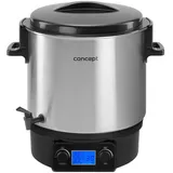 Concept ZH0040 Einkochtopf 27 l Edelstahl/schwarz