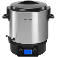 Concept ZH0040 Einkochtopf 27 l Edelstahl/schwarz