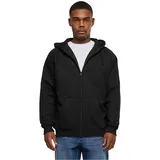 URBAN CLASSICS Zip Hoody Sweatjacke Herren Schwarz XXL