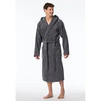 SCHIESSER Bademantel Essentials mittelgrau