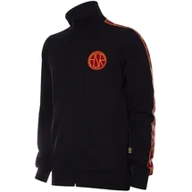 Copa AS Roma Black Taper Jacke, schwarz S