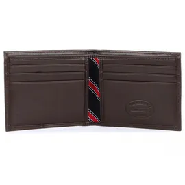 Tommy Hilfiger Eton Mini Ebossed Bifold Brieftasche Brown One Size
