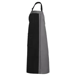 Latzschürze 100cm "11/2522" - 34 - schwarz/sonne