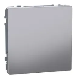 Merten MEG4075-6036 Blindabdeckung, Edelstahl, System Design MEG40756036