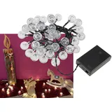 ChiliTec LED Batterie-Lichterkette 40 Kugeln 23mm Ø, 6m lang,