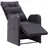 vidaXL Polyrattan Gartenstühle 57 x 69 x 106 cm schwarz 2 St. inkl. Auflage