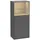 Villeroy & Boch Finion Seitenschrank F50, F500PCGK 41,8x93,6x27cm, links, Regal oben Oak Veneer, Anthracite matt
