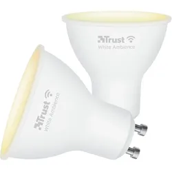 Trust 71296, Intelligentes Leuchtmittel, WLAN, Weiß, LED, GU10, Punkt