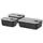 Mepal EasyClip Frischhaltedose Set nordic black 2 x 0,7 l + 1 x 1,5 l