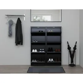 VCM Pisa 51 x 136 x 16 cm 8 Klappen schwarz