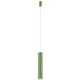 just light. LED-Akku-Pendelleuchte Attach Grün 120 cm x Ø 16