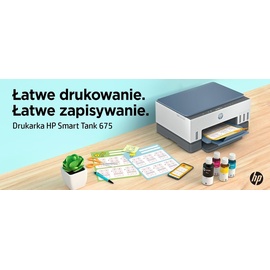 HP Smart Tank 675 All-in-One Tintendrucker Multifunktion - Farbe - Tinte