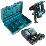 Makita DHR 171 STX3 inkl. 2 x 5,0 Ah + Ladegerät + 65 tlg. Zubehör Set + Koffer