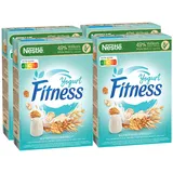 Nestlé Fitness Joghurt, Frühstückscerealien mit Vollkorn und teilweise Joghurtgeschmack, 4er Pack (4x350g)