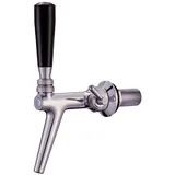 ich-zapfe Kompensatorhahn aus Chromnickelstahl mit Edelstahl-Kompensator, poliert, Length:55 mm
