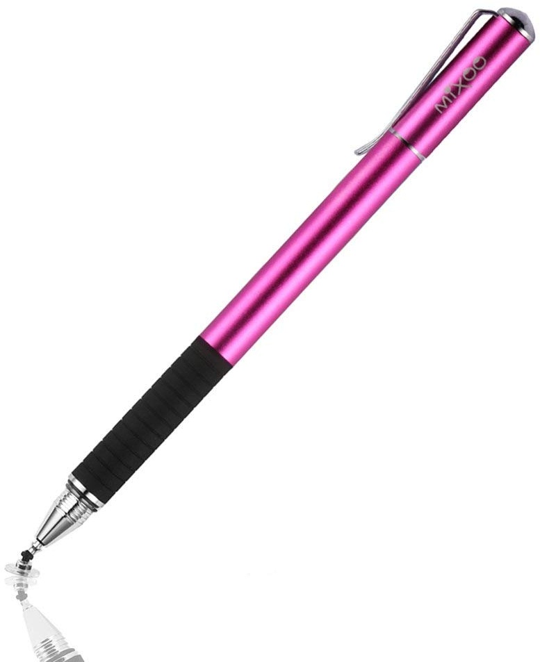 Mixoo Stift Präzision Disc Eingabestift Touchstift Stylus 2 in 1 Kapazitive Touchscreen Stift, kompatibel für Smartphones &Tablets (Lila)