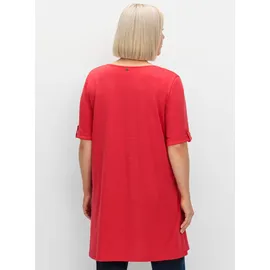 sheego Longshirt Rot 44/46