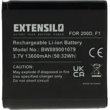 EXTENSILO Akku kompatibel mit Pure Evoke D4, D4 Domino, D6, F4, H4, D4 Mio Lautsprecher Boxen Speaker (13600mAh, 3,7V, Li-Ion)