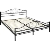 Tectake tectake® Metallbett, Sonno 180 x 200 cm