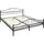 Tectake tectake® Metallbett, Sonno 180 x 200 cm