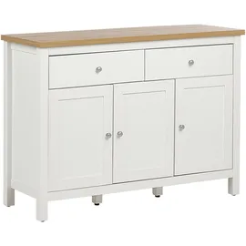 Beliani Atoca 113 x 81 x 39 cm Cremeweiß