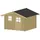 Weka Gartenhaus 123 3,01 x 2,05 m natur
