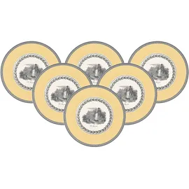Villeroy & Boch Brotteller Audun Chasse ø 16 cm 6er Set mehrfarbig