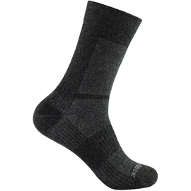 WrightSock Coolmesh II Merino Wandersocken 1 Paar Schwarz 45,5-49
