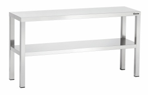 Bartscher Aufsatzbord, B1200, 2 Borde, Allseitig abgekantetes Aufsatzbord, 1 Stück
