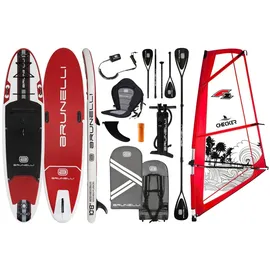 Brunelli 10,8 iSUP Board 4,5 qm rot