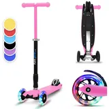 fun pro Cityroller fun pro TWO, Kick Scooter Roller Kinder - Stunt Tretroller Kinder klappbar rosa