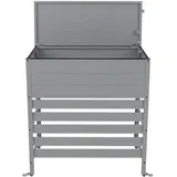 MCW Aluminium Verkleidung für Klimaanlage/Wärmetauscher MCW-P94 110x96x43cm Grau