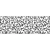 Ursus Transparentpapier 115 g/qm A4 25 Blatt Black & White Ranken