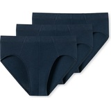 SCHIESSER Schiesser, Herren, Unterhosen, Organic Cotton Slip, Blau, (XL, 3er Pack)