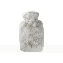 Hugo Frosch Wärmflasche Klassik 1,8 l mit Bezug Langhaar-Flausch taupe
