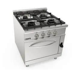 SARO Gasherd +Gasofen 4 Brenner Modell LQ / CUG4NG