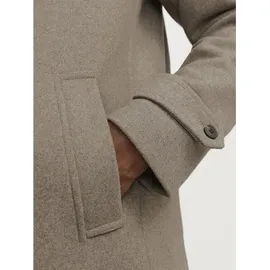 JACK & JONES Melton Mantel grau M