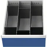 Bedrunka & Hirth Gerätebau GmbH Schubladenunterteilungsmaterial Front-H.200mm 2Längs-/6Querteiler Schubl-B.450mm