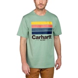 CARHARTT LINE GRAPHIC T-Shirt, grün, Größe S