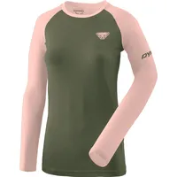 Dynafit Alpine Pro Langarmshirt Damen, Funktionsshirt-Grün-34